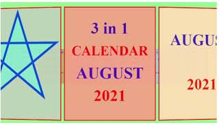 Desi Calendar August 2021 [upl. by Grekin]