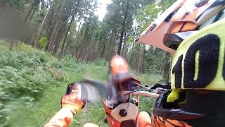 KTM Enduro Adventure EXC 300 amp 450 Akrapovic [upl. by Gombach]