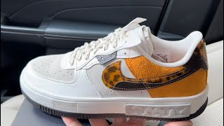 Nike Air Force 1 Fontanka Tortoise Shell Womens shoes [upl. by Dyol]