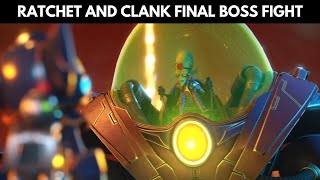 Ratchet and Clank ps4 gameplay walkthrough Deplanetizer Final Boss Fight  Dodgers [upl. by Itsrejk]