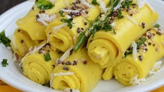 Gujarati Snack Recipe  Khandvi [upl. by Murphy188]