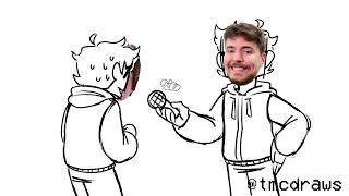 Vandal MrBeast Bebé tosiendo VS Bomba de Hidrógeno  ANIMATIC FelizCumpleVandal2023 [upl. by Terchie]