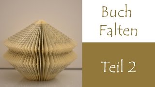 DIY Buch falten Teil 2  DE [upl. by Supmart365]