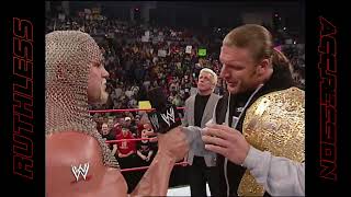 Triple H vs Scott Steiner  Arm Wrestling  WWE RAW 2002 2 [upl. by Berte222]