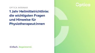 1 Jahr Heilmittelrichtlinie die wichtigsten Fragen und Hinweise für Physiotherapeutinnen [upl. by Auberta]