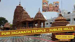 Puri Jagannath Swamy Temple  Hyderabad Jagannath Temple  Travelepisodes8616 [upl. by Nyleve670]