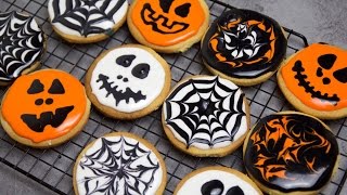 Recette des biscuits dHalloween Halloween Cookies  Williams Kitchen [upl. by Ycal]