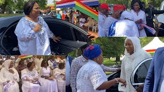 Massive Reception As Rebecca Akufo AddoSamira Baeumia amp Napo’s Wife Arrived amp Led NPP Women Prayers [upl. by Eanar50]