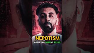 Talented or Nepotism 😤 Ranbir Kapoor shorts ranbirkapoor trending ytshorts [upl. by Ahselyt804]