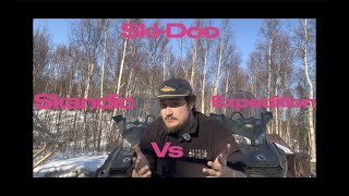 2023 SkiDoo Skandic vs Expedition [upl. by Matelda]