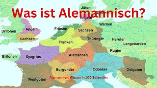 007 Woher kommt die alemannische Sprache [upl. by Dressler307]