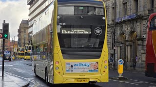 Stagecoach Manchester ADL Enviro 400 MMC Cummins ISBe 67LVoith YX24 PKY 11856 [upl. by Aserahs]