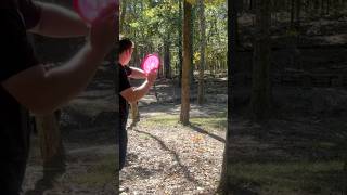 Amazing disc golf shot discgolf [upl. by Slrahc]