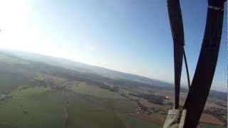 Military style round parachute jump on OVP68 [upl. by Nnalorac]