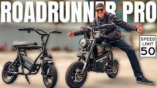 50 MPH Fast EBike is a DANGEROUS Electric Scooter 2024 RoadRunner Pro [upl. by Chelsae]