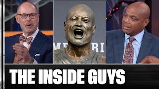 The Guys React To DWades Statue 😅  NBA on TNT [upl. by Carilyn]