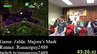 Zelda Majoras Mask Speed Run 20831 by Runnerguy2489  AGDQ 2012 [upl. by Notnats]