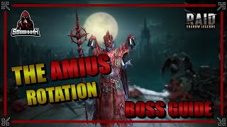 Amius The Lunar Archon Boss Guide  The Amius Rotation  Raid Shadow Legends [upl. by Senilec]