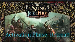 How to Play the ASOIAF miniatures game Retreat [upl. by Macur]