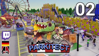 Parkitect  Part 02 GER Twitch VoD [upl. by Alessandra214]