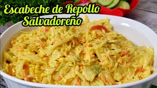 💙ESCABECHE SALVADOREÑO  ESCABECHE DE REPOLLO [upl. by Ahseenyt897]