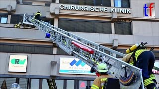 HEALTH CARE CENTER BLAZE Großbrand Querspange Waiblingen Germany 08042017 [upl. by Acsisnarf]