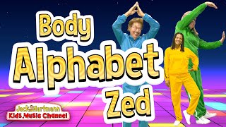 Body Alphabet  Zed Version  Jack Hartmann [upl. by Nej]