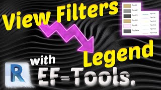 Create Legends from View Filters in Autodesk Revit EFTools [upl. by Nitsrek904]