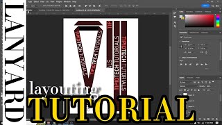 HOW TO CREATE DESIGNLAYOUT LANYARD FOR ID LACE Step by Step Tutorial TAGALOG [upl. by Dunham657]