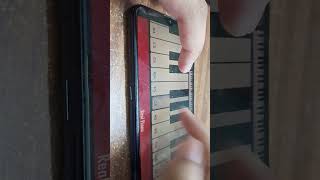 Playing Ben 10 Alien force theme song with two fingers on digital Piano piano ben10 [upl. by Lira]