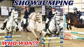 SHOWJUMPING 4 PONIES IN 1 DAY WHICH PONY WON [upl. by Lilahk]