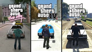 Evolution Of CAR JACKING In GTA GAMES [upl. by Proulx673]