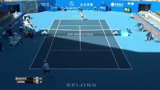 Ivo Karlovic breaks the ATP World Tour aces record  2015 China Open Beijing [upl. by Ancell]