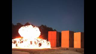 KampC CrossLaminated Timber Blast Test [upl. by Nyladam]