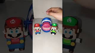 Mario and Luigi Enjoying Playing Shark Bites 🌈🌈 lego mariobros luigi Trending [upl. by Eelinnej282]