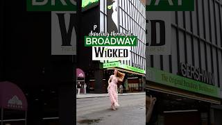 DANCING THROUGH BROADWAY WICKED 🧹🎀💚 popular wicked broadway [upl. by Desirea]