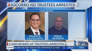 2 SISD Board of Trustee Members arrested [upl. by Barabas476]