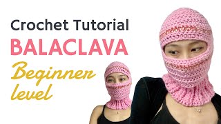 Crochet Balaclava Ski Mask Tutorial  Easy amp Indepth for Beginners [upl. by Vasquez]