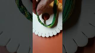 16 string kumihimo loop for friendship bracelet tutorial [upl. by Ppik]