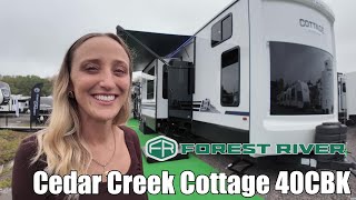 Forest River RVCedar Creek Cottage40CBK [upl. by Nimzzaj]