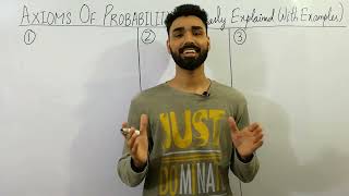 Axioms of Probability Clearly Explained With Examples  Statistics Tutor [upl. by Sharleen]