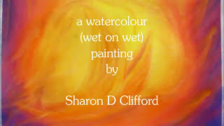 Wet on Wet watercolour painting Sailing by Sharon D Clifford  full version [upl. by Nortyad]