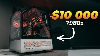 I Built the Ultimate ALL AMD HEDT PC build in 2023  Threadripper 7980x  RX7900XTX  ARC A380 [upl. by Eaner980]