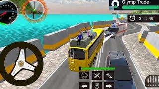 VIP INDIAN BUS GAME Stering mode drive in us rode most pawer full engine gamingvideos 😃 [upl. by Novehc]