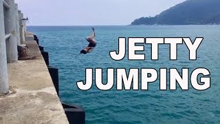 Jetty Jumping in MALAYSIA [upl. by Vey]