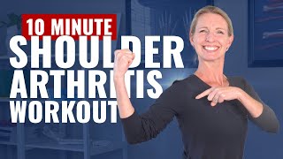 10 Minute Shoulder Arthritis Exercises Real Time Follow Along Routine [upl. by Gavrah448]