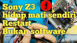 Sony Z3 mati hidup sendiri restar [upl. by Nevarc267]