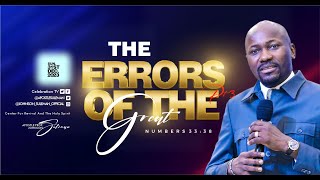 THE ERRORS OF THE GREAT Part 3🔥By Apostle Johnson Suleman  Sunday Service  31st Dec 2023 [upl. by Reinhold380]