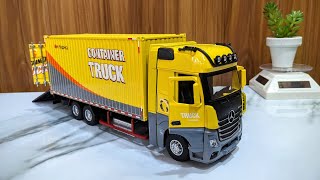 Unboxing 124 Scale Mercedes Benz Container Truck Diecast Model😍 [upl. by Cordi886]