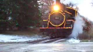 Huckleberry Railroad 464 Crossing one [upl. by Iloj]